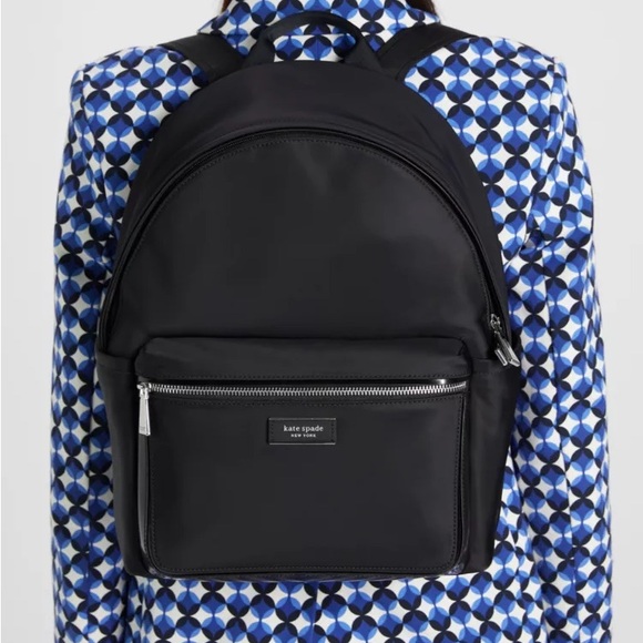NWT Kate Spade Sam Icon KSNYL Nylon Medium Backpack - Picture 4 of 13